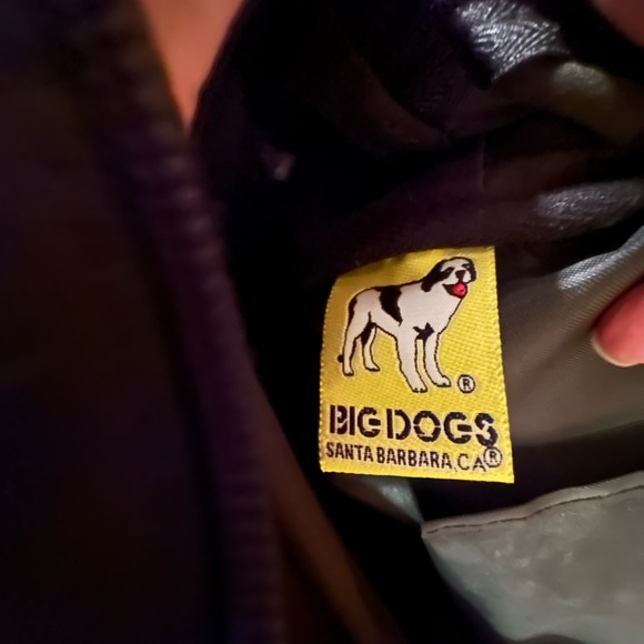 VTG Big Dogs 100% Cotton Canvas Traveler Expandable Messenger Bag Bernard- RARE - Picture 11 of 14